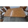 Image 3 : Oak Dining Table with One 24” Leaf and 6 Chairs