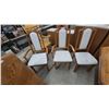 Image 5 : Oak Dining Table with One 24” Leaf and 6 Chairs