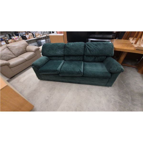 Three-Seat Green Sofa