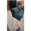 Image 2 : Three-Seat Green Sofa