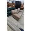 Image 3 : Tan Leather Loveseat 64”