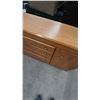 Image 5 : Light Wood Dresser with 4 Drawers and 2 Cabinets, 30”×66”×18”