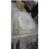 Image 1 : Floral and Scrollwork Area Rug, 94”×122”