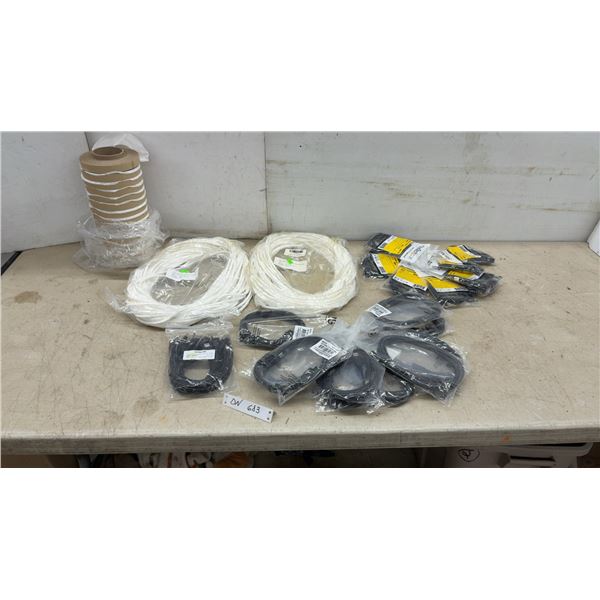 New: Vanguard LDVP51135-16-100 White Tubing 1/8” x 1/4” 100 Feet and StarTech USB 2.0 Cables, Two