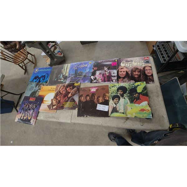 Vintage Vinyl Record Album Collection: KISS Destroyer, The Monkees, Neil Diamond