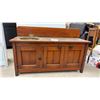 Image 1 : Antique School House Children’s Wash Stand, 1910. 30 × 15 × 48”