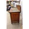 Image 2 : Antique School House Children’s Wash Stand, 1910. 30 × 15 × 48”