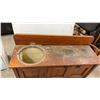 Image 3 : Antique School House Children’s Wash Stand, 1910. 30 × 15 × 48”