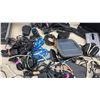 Image 11 : Assorted Electronics Lot: ARRIS XG1v3 Cable Box, Toshiba Laptop, Remotes, Adapters