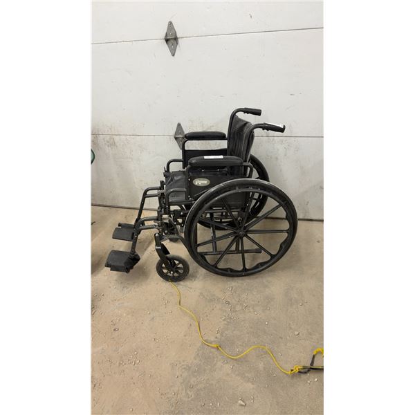 ProBasics Manual Wheelchair with Swing-Away Leg Rests and Full-Length Armrests