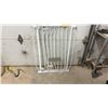 Image 1 : Summer Infant White Metal Adjustable Walk-Through Pressure-Mounted Baby Gate