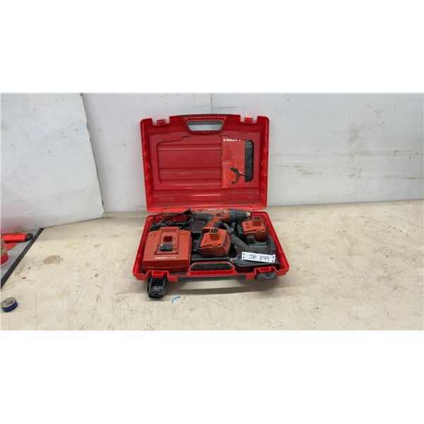Hilti SF 144-A 14.4V Cordless Drill Kit with Two Li-Ion Batteries, C 4/36 Charger, and Case