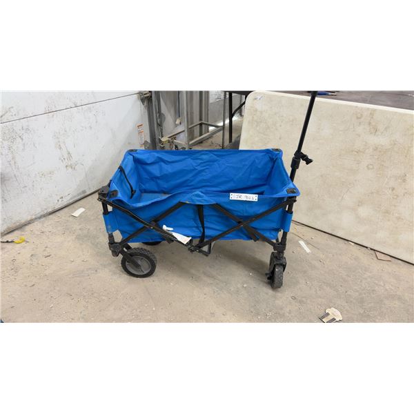 Outbound Blue Folding Utility Wagon