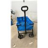Image 3 : Outbound Blue Folding Utility Wagon