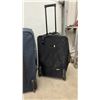 Image 6 : Three Soft-Sided Suitcases with Wheels, Red Cambridge, Blue Tekson, and Black Crown Collection