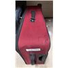 Image 8 : Three Soft-Sided Suitcases with Wheels, Red Cambridge, Blue Tekson, and Black Crown Collection