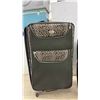 Image 2 : American Tourister Leopard Print Rolling Suitcase and Swiss Gear Black Rolling Suitcase