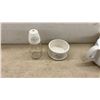 Image 11 : Corelle by Corning Dinnerware and Teaware: Teapot, Kettle, 6 Dinner Plates, 2 Bowls, 12 Cups and