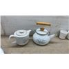 Image 4 : Corelle by Corning Dinnerware and Teaware: Teapot, Kettle, 6 Dinner Plates, 2 Bowls, 12 Cups and