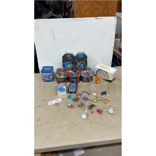 Pokémon Lot: Collector Tins, Silver Tempest ETB, Celebrations Box, Charmander