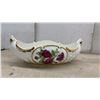 Image 2 : Royal Kohl China Gold Rose Serving Bowl, Emperor and Empress Figurines, Plates