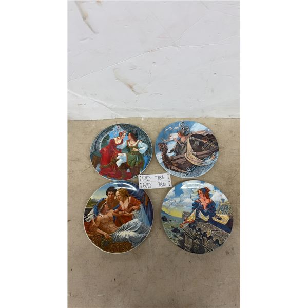 4 The Canterbury Tales Collection Plates