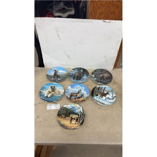7 Paul Krapf WildLife Plates