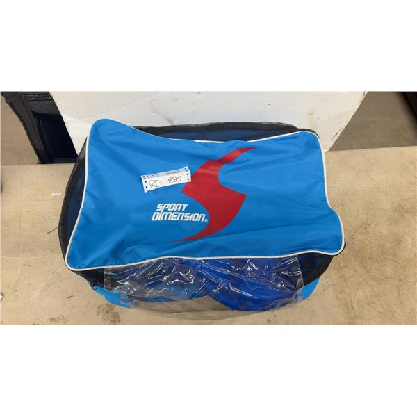2 Sport Dimension Life Jackets Adult- Blue and Silver with Carrying Case