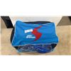 Image 1 : 2 Sport Dimension Life Jackets Adult- Blue and Silver with Carrying Case