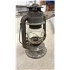 Image 11 : Grey Metal Storage Box with Vintage Kerosene Lanterns and Glass Insulators