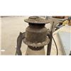 Image 8 : Grey Metal Storage Box with Vintage Kerosene Lanterns and Glass Insulators