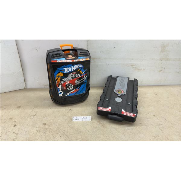 Hot Wheels 100-Car Rolling Storage Case and Car Launcher Storage Unit