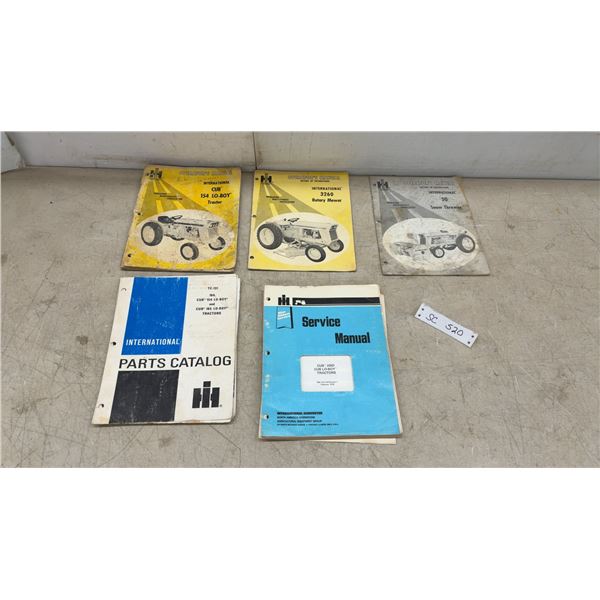 International Harvester Cub 154 Lo-Boy, 3260 Mower, 50 Snow Thrower Manuals