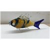 Image 4 : Three Pieces Art Glass Figurines, Blue Bird, Green Rabbit, and Striped Fish