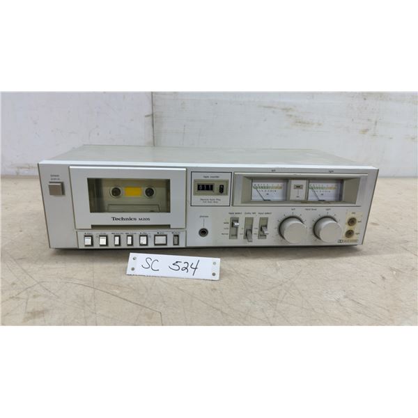 Technics RS-M205 Stereo Cassette Deck With Dolby NR and Metal Tape Compatibility