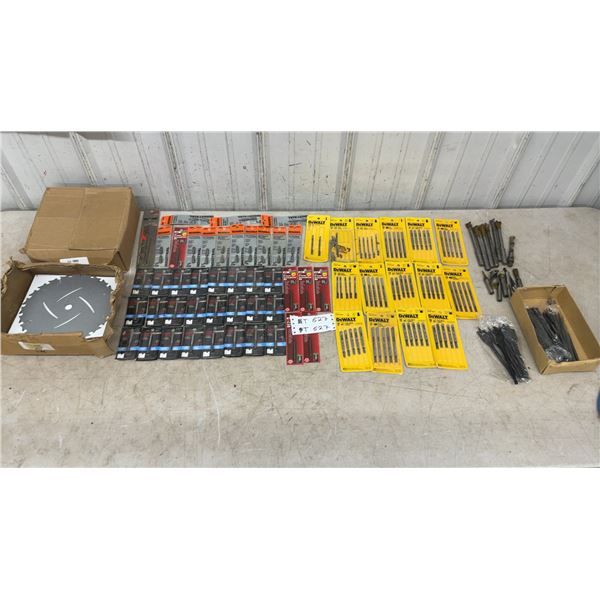 New Old Stock Hardware: Saw Blades, Router Bits, Screwdriver Bits, and Drill Bits