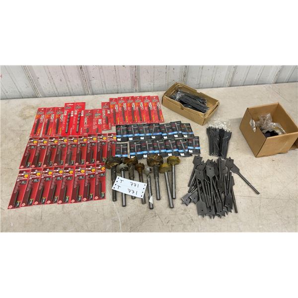 Vermont American and Ace Screwdriver Bits, Craftsman Router Bits, and Assorted Drill Bits