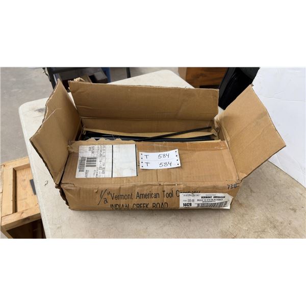 Vermont American Bulk 1/2” x 16” Blackmax Spade Drill Bits, Qty 185, Master Pack