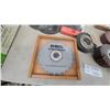 Image 3 : Assortment of Cutting and Grinding Wheels, Flap Wheels, Wire Wheel and DML Challenger Saw Blade