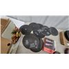 Image 4 : Assortment of Cutting and Grinding Wheels, Flap Wheels, Wire Wheel and DML Challenger Saw Blade