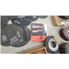 Image 5 : Assortment of Cutting and Grinding Wheels, Flap Wheels, Wire Wheel and DML Challenger Saw Blade