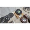 Image 6 : Assortment of Cutting and Grinding Wheels, Flap Wheels, Wire Wheel and DML Challenger Saw Blade