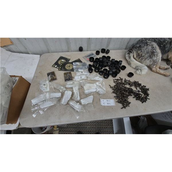 Assorted Hole Saws, Saw Blades, and router bits