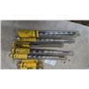 Image 2 : DEWALT Power Ship Auger Bits and Hex Extensions: 1”, 15/16”, 1-1/16”, 1-1/2”, 1-1/8”, 5-1/2
