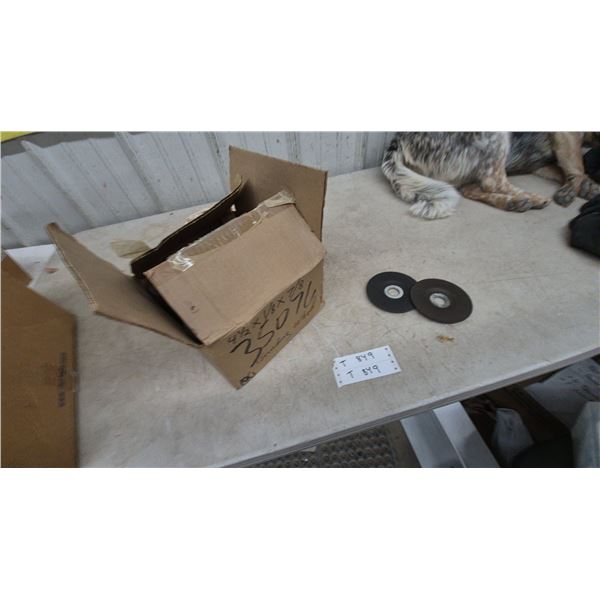 Grinding Wheels: 1 Box of 4-1/2” x 1/8” x 7/8” Grinding Wheels