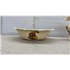 Image 6 : Lister Canada Ceramic Wash Basin and Pitcher Set With Rose Floral Design