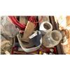 Image 4 : Pallet Lot: Gauges, Fasteners, Compressor Hose, Tool Boxes, Pumps, Motors