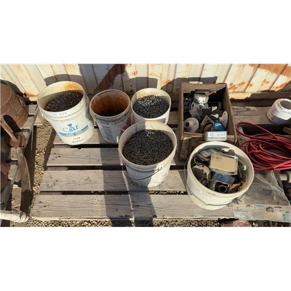 Pallet Lot: Fasteners, Electrical Supplies snd More