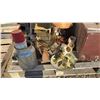 Image 5 : Pallet Lot: Lantern, Meat Grinder, Cadbury Display, Wash Tub Stand, Lamp
