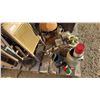 Image 8 : Pallet Lot: Lantern, Meat Grinder, Cadbury Display, Wash Tub Stand, Lamp